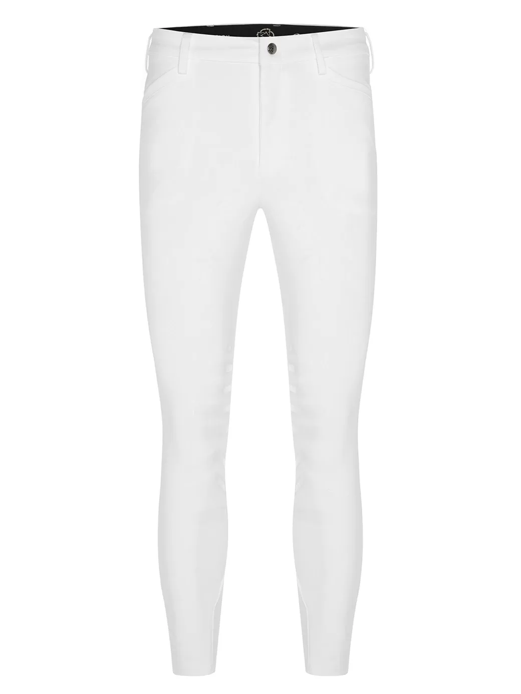 Leonardo-W White Kışlık Erkek Pro Binici Pantolonu