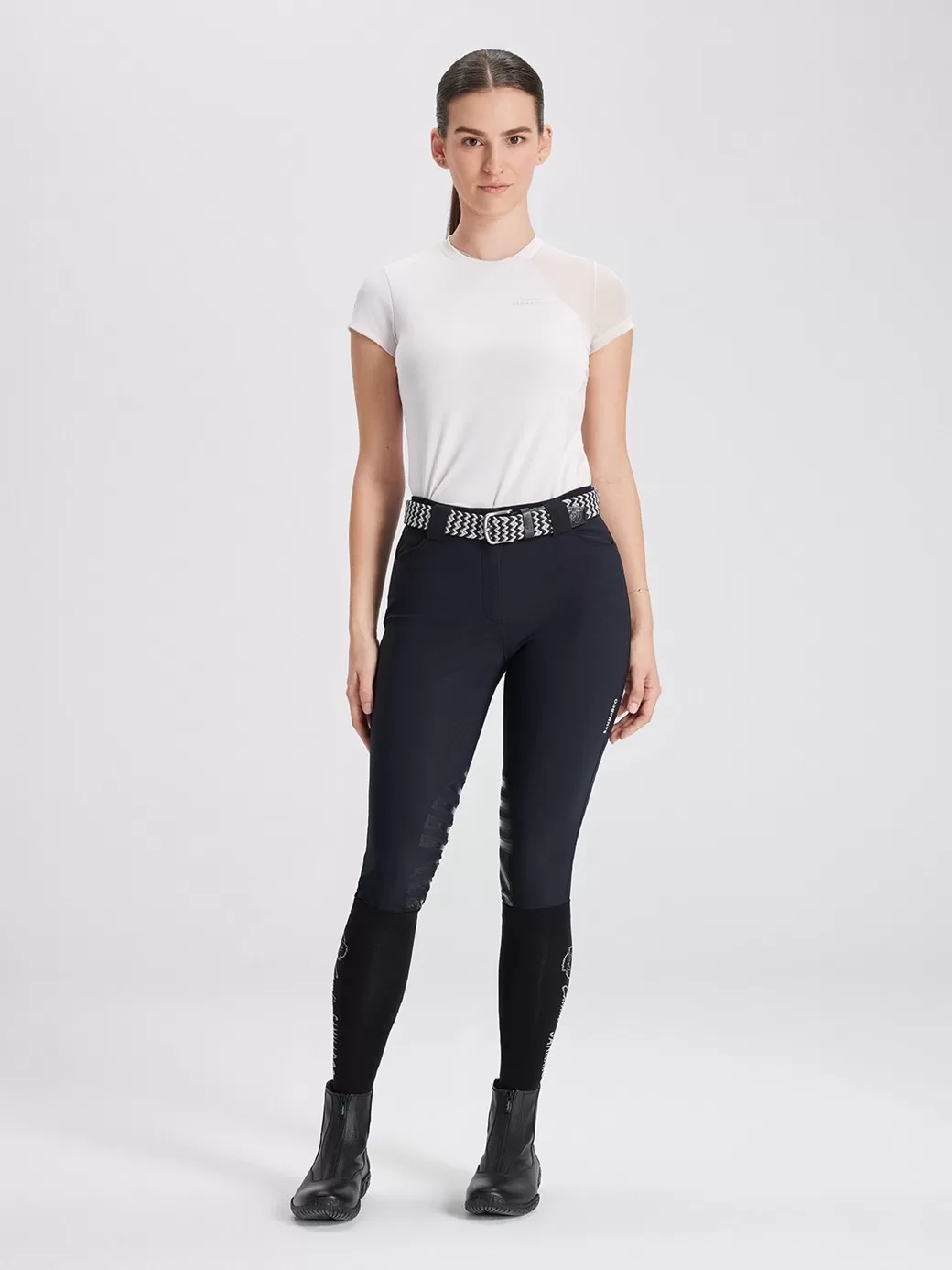 Bella Ecru Kadın Tech T-Shirt