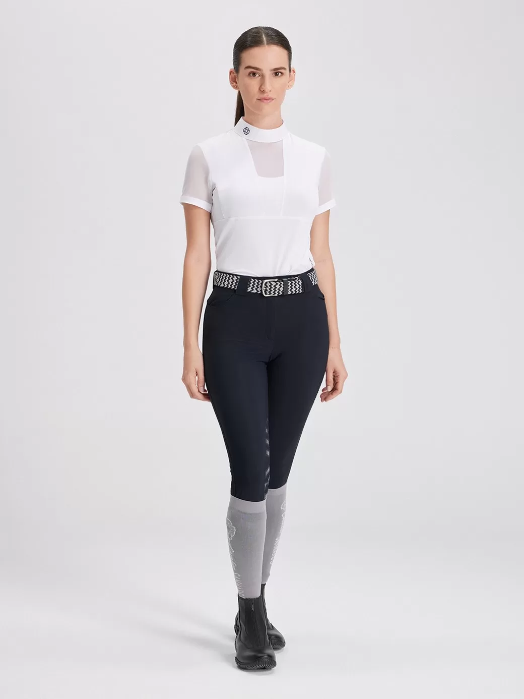 Verona White Kadın Kısa Kol Yarışma Polo