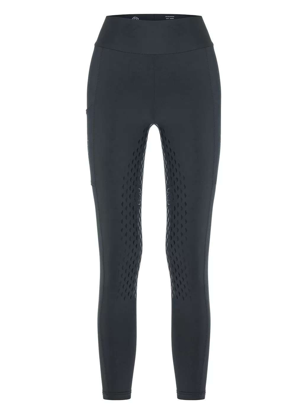 Allegra Dark Gray Kadın Full Grip Pro Binici Taytı