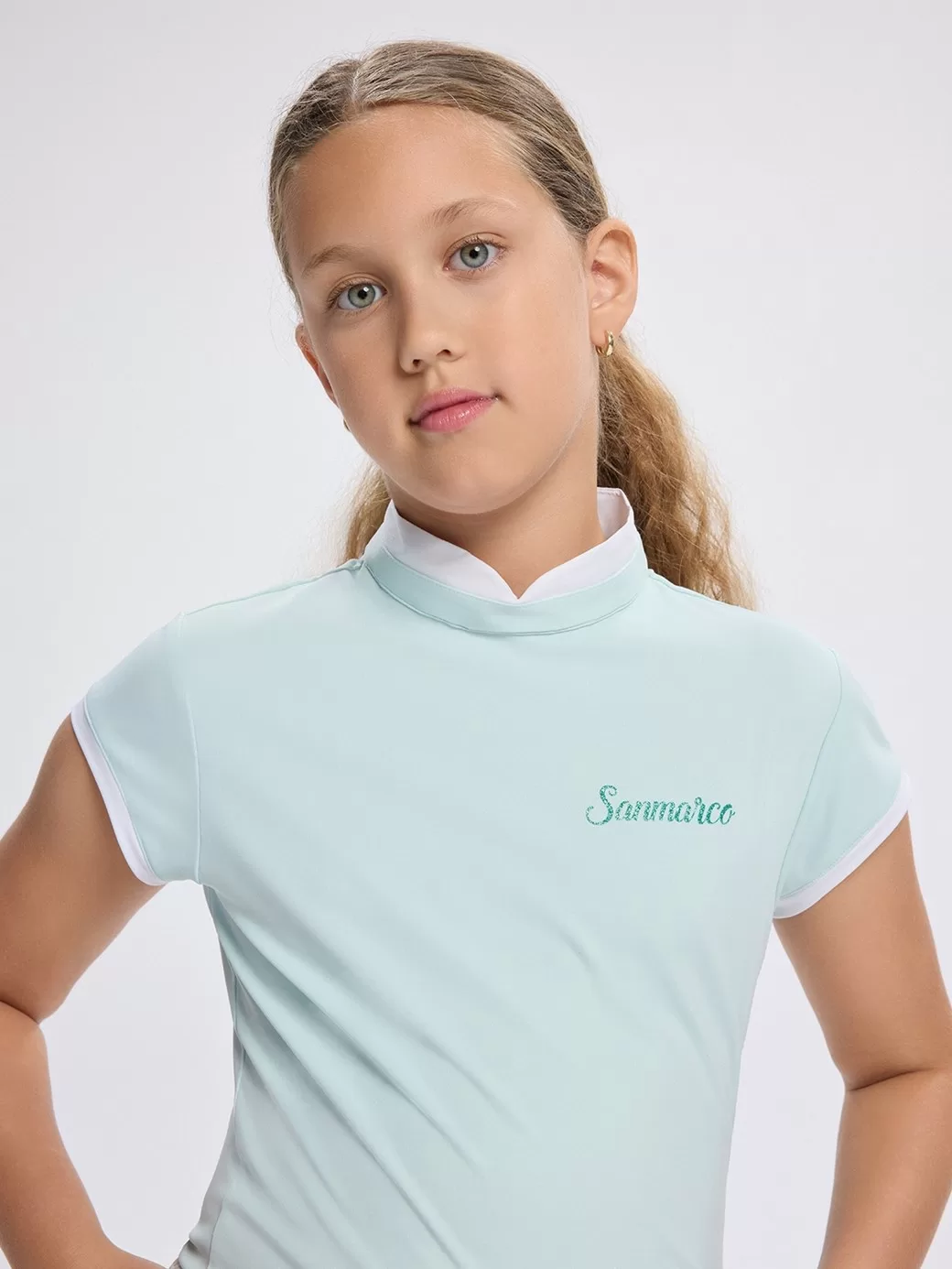 Padova-JR Mint Kız Çocuk Kısa Kol Yarışma Polo