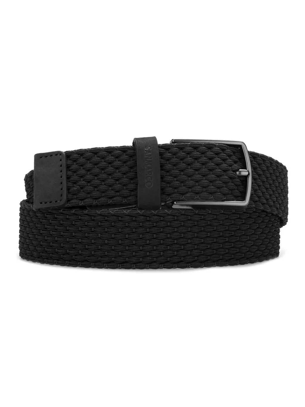 Santini Black Örgü Kemer