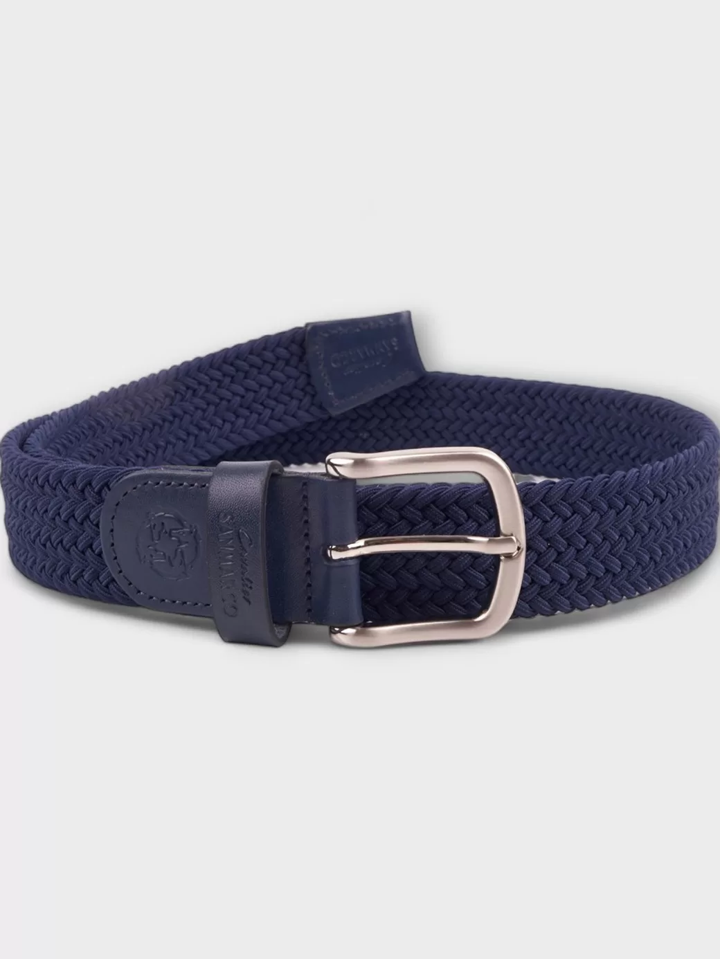 Santorini Navy Örgü Kemer