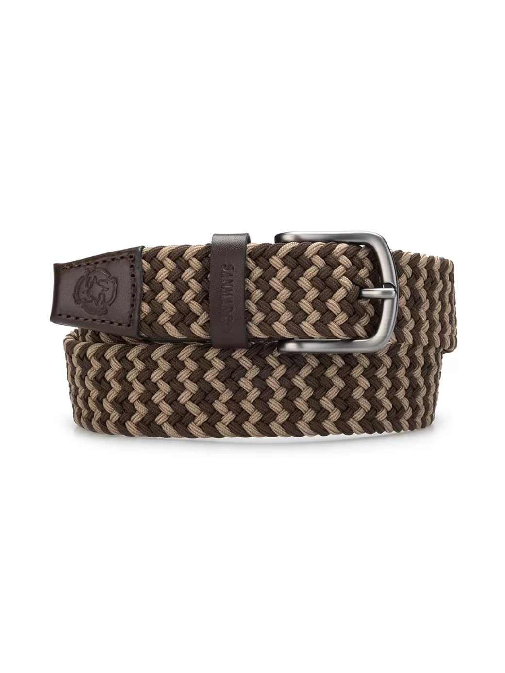 Santorini Beige/Brown Örgü Kemer